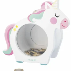 Tirelire en bois Licorne