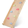 Toboggan et mur d'escalade 2 en 1 Pickler multicolore pastel
