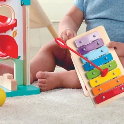 Toboggan musical avec xylophone