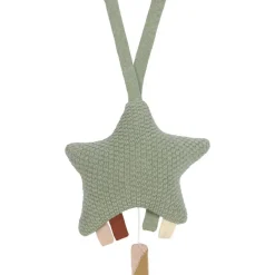 Étoile musicale Little Universe tricotée verte