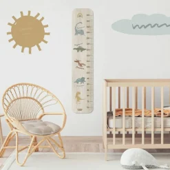 Toise en bois Collection 5 Dinos personnalisable