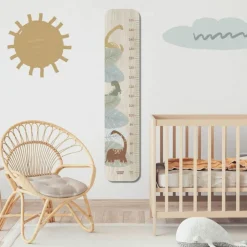 Toise en bois Dino Grande Feuilles