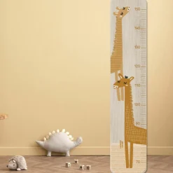 Toise en bois girafes Isidore Caramel