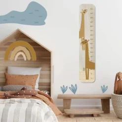 Toise en bois girafes Isidore Caramel