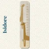 Toise en bois girafes Isidore Caramel personnalisable