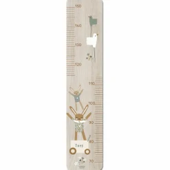 Toise en bois Lapin doudou sauge personnalisable
