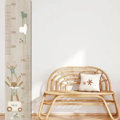 Toise en bois Lapin doudou sauge