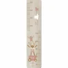 Toise en bois Lapin Doudou rose personnalisable