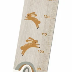Toise en bois lapins dansant