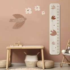 Toise en bois Les colombes Paloma personnalisable