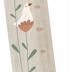 Toise en bois Lili Rose Grandes Fleurs