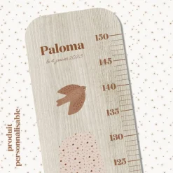 Toise en bois Paloma L'arbre Liberty personnalisable