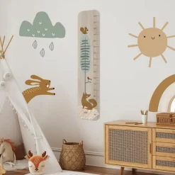 Toise en bois Renard Forêt Edgar