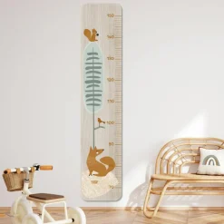 Toise en bois Renard Forêt Edgar