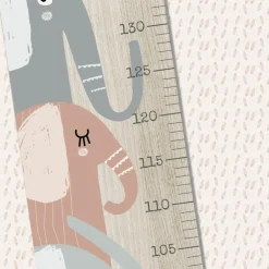 Toise en bois XXL Éléphant personnalisable