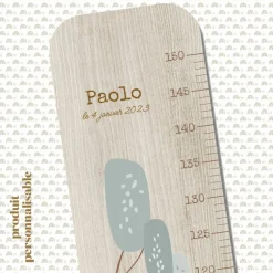 Toise en bois XXL Scennette Dino personnalisable