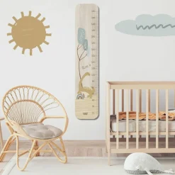 Toise en bois XXL Scennette Dino personnalisable