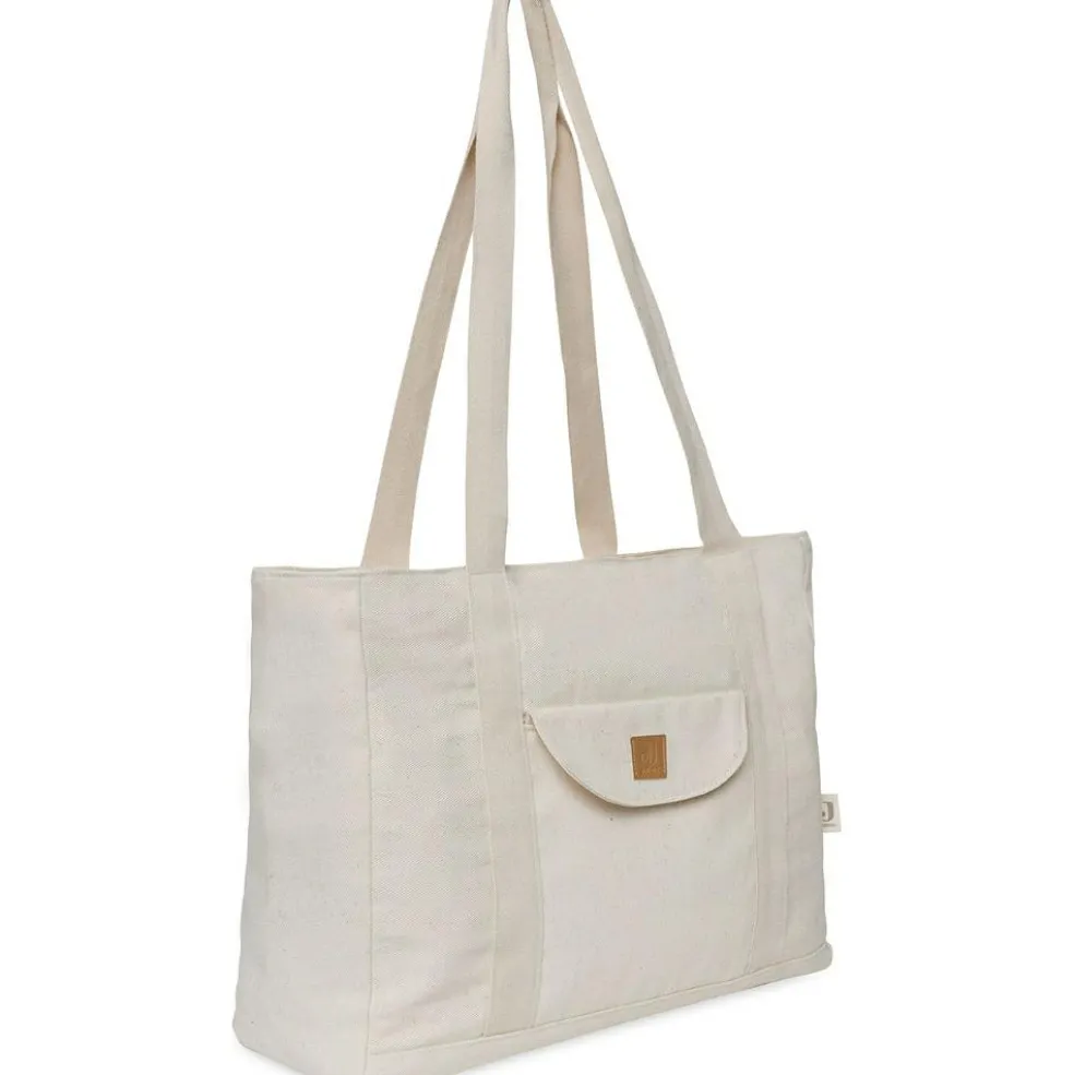 Tote bag à langer Twill Natural