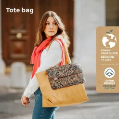 Tote bag à langer Zebra