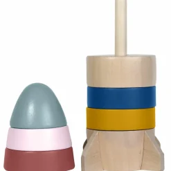 Tour à empiler en bois Fusée