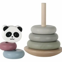 Tour à empiler en bois Panda