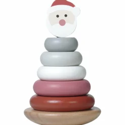 Tour à empiler en bois Père Noël
