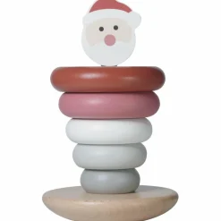 Tour à empiler en bois Père Noël