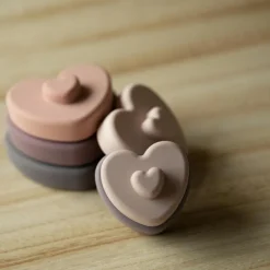 Tour coeurs à empiler en silicone