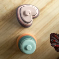 Tour coeurs à empiler en silicone