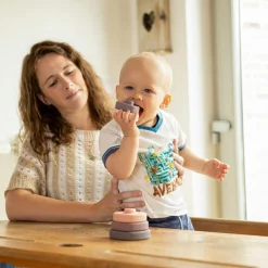 Tour coeurs à empiler en silicone