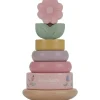 Tour d'anneaux à empiler en bois FSC Fairy Garden
