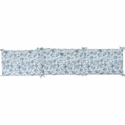 Tour de lit adaptable Toile de Jouy bleu