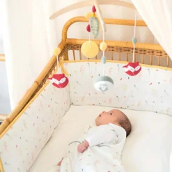 Tour de lit Cache-cache en forêt (pour lits 60 x 120 ou 70 x 140 cm)