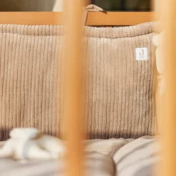 Tour de lit Cloudy Rib Milky Coffee (pour lits 60 x 120 ou 70 x 140 cm)