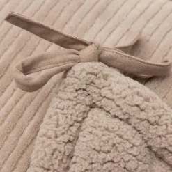 Tour de lit Cloudy Rib Milky Coffee (pour lits 60 x 120 ou 70 x 140 cm)