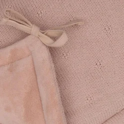 Tour de lit Cosy Knit Wild Rose (pour lits 60 x 120 ou 70 x 140 cm)