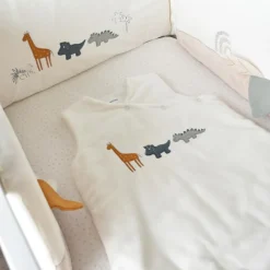 Tour de lit en veloudoux Tiga, Stegi & Ops