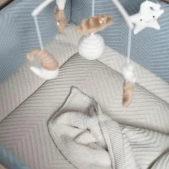 Tour de lit Grace Nordic Blue (pour lits 60 x 120 ou 70 x 140 cm)