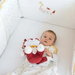 Tour de lit réversible Cache-cache en forêt