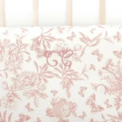 Tour de lit réversible Toile de Jouy (pour lits 60 x 120 cm et 70 x 140 cm)