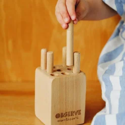 Tourillon - Jeu en bois pour développer la motricité fine