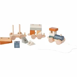 Train d'activités Blocs marron