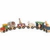Train d'animaux en bois