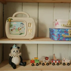 Train d'animaux en bois