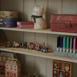 Train d'animaux en bois