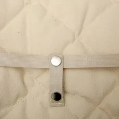 Transat à balancement en bois de hêtre Levo Fur Milk