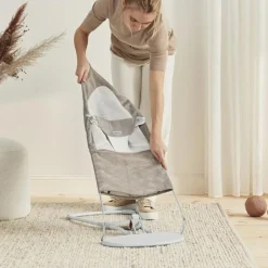 Transat Balance Soft Mesh 3D Beige et gris - Reconditionné