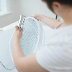 Transat de bain gris