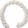 Tresse décorative ouatiné rayé galet (200 cm)