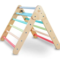 Triangle à grimper Pickler multicolore pastel